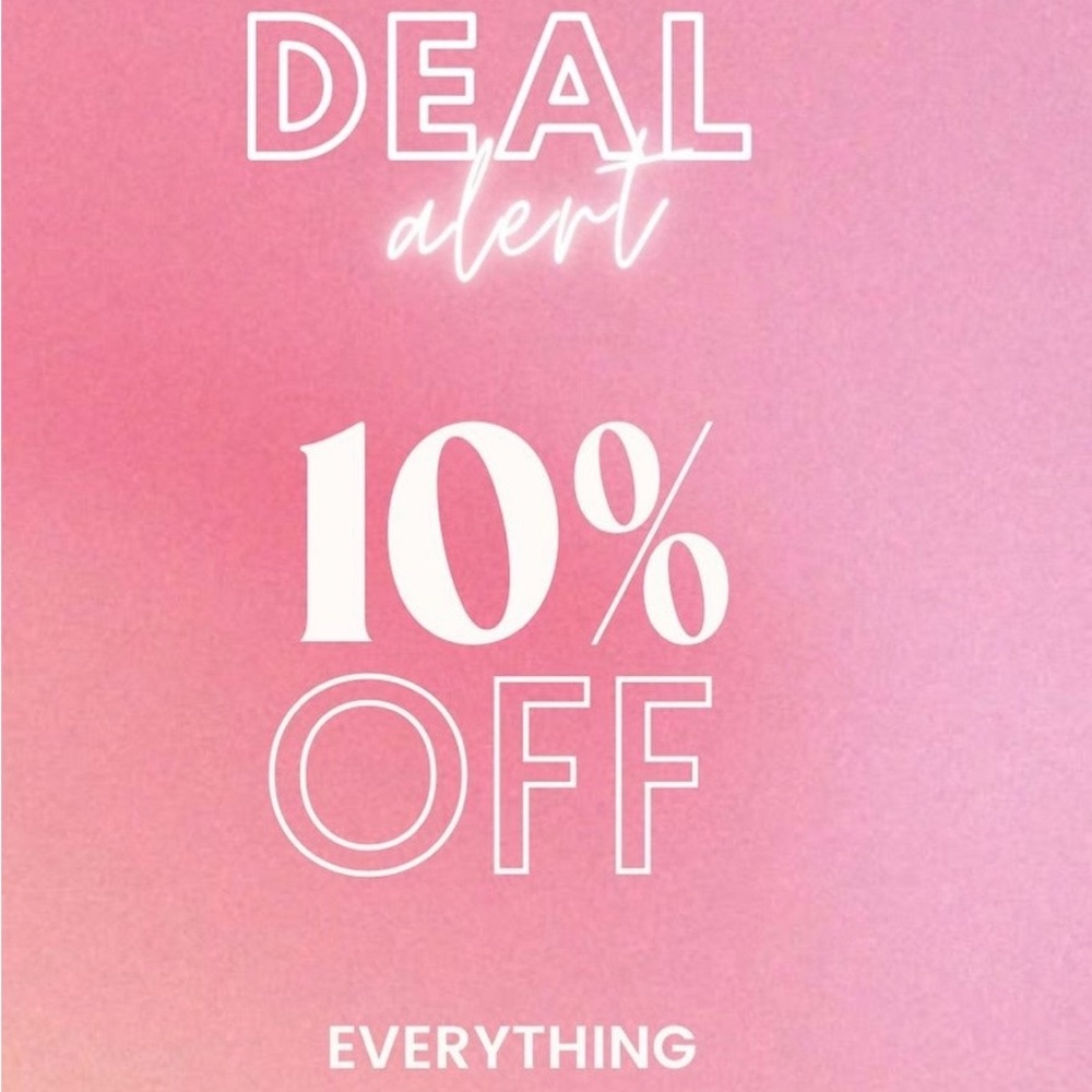 10% off today only !!! Happy early Friday!!